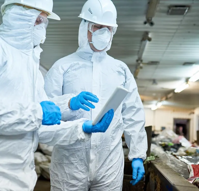Emergency Biohazard Cleanup work by JP Maguire Associates in Connecticut
